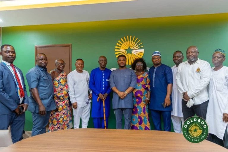 Bono East NDC Council of Elders Pays Courtesy Call on GoldBod CEO, Sammy Gyamfi